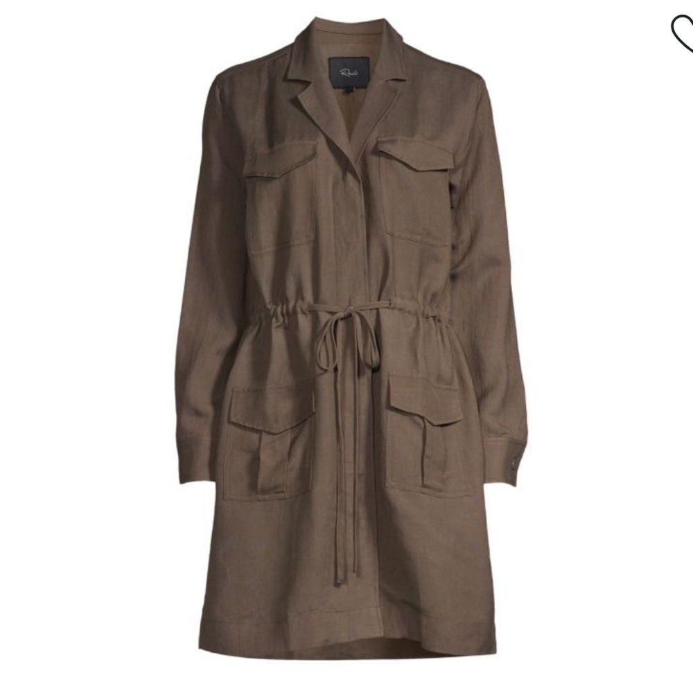 Rails Carmen Linen Blend Shirt Dress